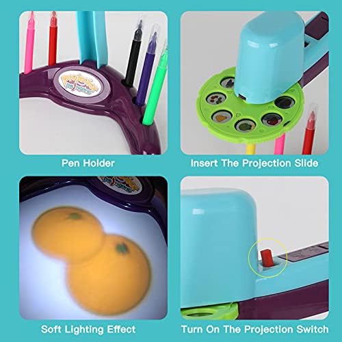 Explopur Slayt Projektörü, Yaratıcı Resim Projeksiyon Bulmaca Oyunu için Slayt Projektörü