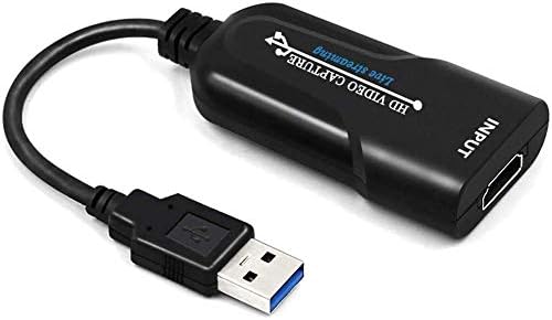 HDMI Video Yakalama Kartı, 1080 p 60fps'ye kadar HDMI-USB 3.0 Yakalama Aygıtı, Oyun, Akış veya Canlı Yayın için Doğrudan Bilgisayara