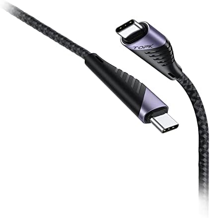 FAKEME USB C USB C Hızlı şarj kablosu 65 W USB Tipi C şarj kablosu ile Uyumlu S21 / S21 + / S20 + Not 20, Piksel 4/3 XL-3.3 ft