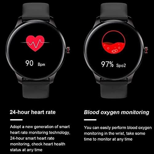 Akıllı izle erkekler kadınlar IP68 su geçirmez 1 28 tam dokunmatik ekran kalp hızı spor Android ıOS için