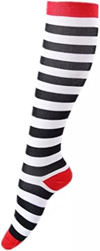 BFTGS varis çorabı Erkek Kadın Varis Golf Tüp Açık Spor varis çorabı Bisiklet Uzun Basınçlı çorap (Renk: Renk 1, Boyutu: L-XL