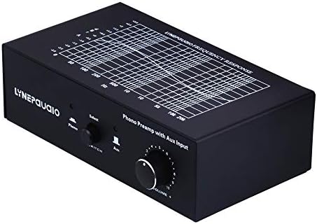 Bağımlı Girişli ve Ses Kontrollü HeQıanQ Telefon Prephonograph Sinyal Amplifikatörü (Siyah) (Siyah Renk)