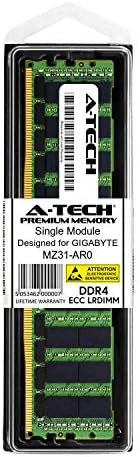 A-Tech 64 GB Modülü GİGABYTE MZ31 - AR0-DDR4 PC4-21300 2666 MHz ECC Yük Azaltılmış LRDIMM 4rx4-Sunucu Bellek Ram (AT385273SRV-X1L4)