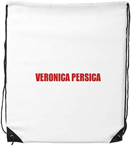 Veronica Persica çiçek kırmızı bitki ipli sırt çantası alışveriş spor çanta hediye