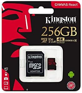 Profesyonel microSDXC 256GB, SanFlash ve Kingston tarafından Özel olarak Doğrulanmış Canon EOS Rebel SL3Card için çalışır. (80