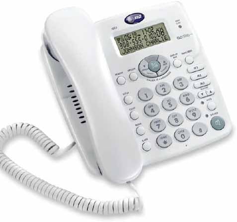 Dijital Telesekreterli ve Hoparlörlü AT & T 1855 Kablolu Telefon