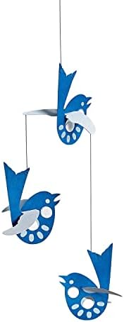 Livingly Talla İthalatı Kağıt Bluebirds Cep-El Yapımı Anni ve Bent Knudsen Tasarım, Asılı Süsleme