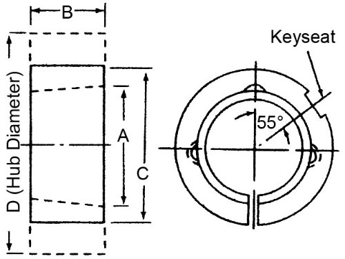 Ametric TBA 4040B-S 4040 Konik Kilit Burcu için Metrik Adaptör Halkası Burç için Koltuk (A), 4 Kalınlık (B), 7-1/4 Lbs cinsinden