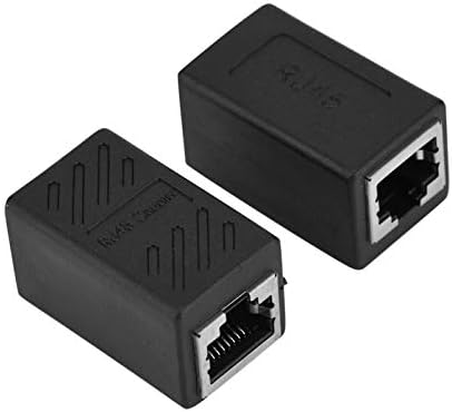 Genişletici Rj45 Ethernet Kablosu, 2 ADET RJ45 Dişi Dişi Ağ LAN Adaptörü Çoğaltıcı Ethernet Ağ Genişletici Konektörü Yönlendirici