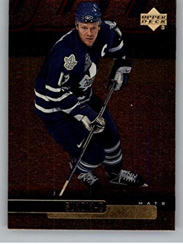 1999-00 Üst Güverte Altın Rezerv Resmi NHL Hokey Kartı 121 Paspaslar Sundin Toronto Maple Leafs