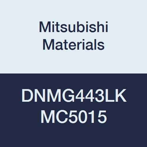 Mitsubishi Malzemeleri DNMG443LK MC5015 DNMG Karbür DN Tipi Delikli Negatif Tornalama Ucu, Kaplamalı, Eşkenar Dörtgen 55°, Sınıf