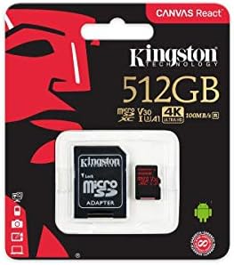 Profesyonel microSDXC 512GB, SanFlash ve Kingston tarafından Özel olarak Doğrulanmış LG LMX320Card için çalışır. (80 MB / sn)