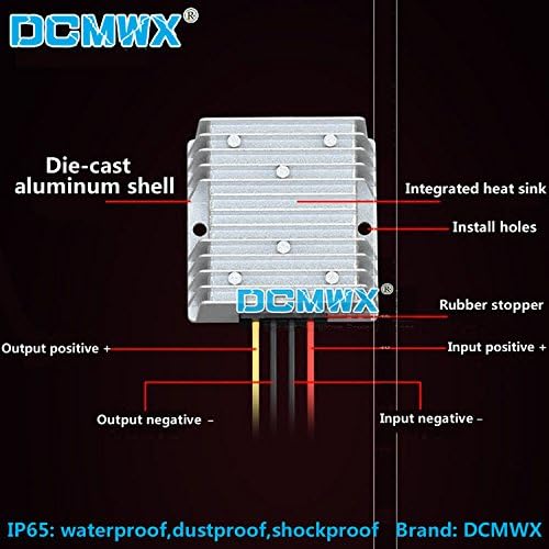 DCMWX boost gerilim dönüştürücüler DC12V dönüş 27 V step up araba güç çeviriciler Giriş DC9V-26V Çıkış 27V1A2A3A4A5A6A7A8A su