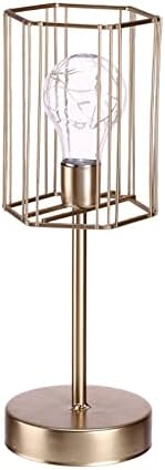 Masa lambası İskandinav geometrik ampul masa Lambası düğün başucu dekoratif şamdan gece lambası ışıkları masa lambası (Abajur