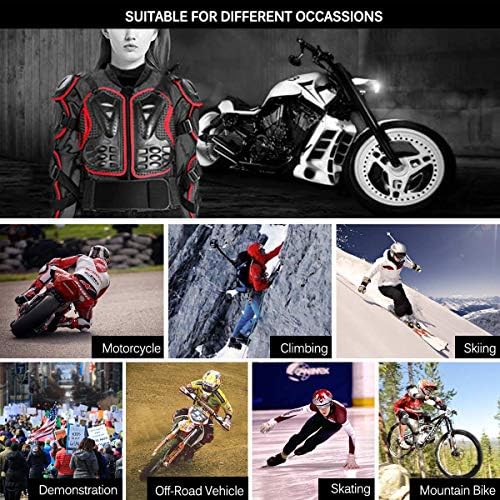 Motosiklet Tüm vücut zırhı Koruyucu Ceket ATV Guard Gömlek Dişli Ceket Zırh Pro Sokak Motocross Koruyucu Arka Koruma ile Erkekler
