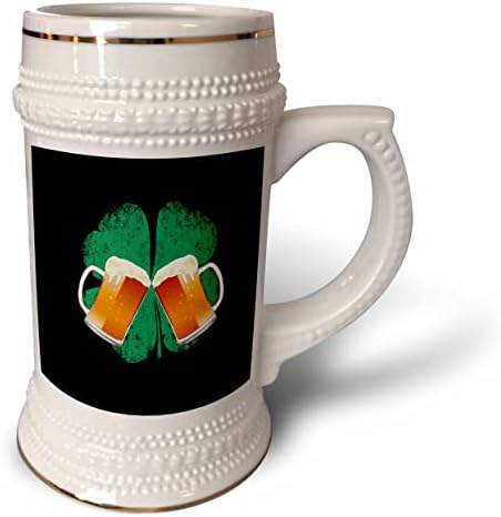 3dRose Saint Patricks için harika eğlenceli bir İrlanda bira içme tasarımı. - 22oz Steın Kupa (stn_353170_1)