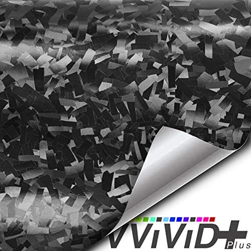 VVıVıD + 2020 Edition Dövme Siyah Kompozit Karbon Vinil Wrap Rulo (3ft x 5ft)