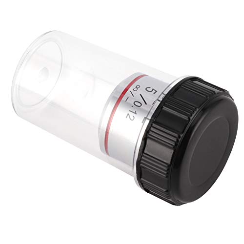 Mikroskop Objektif Lens KP-5X PL5X Sonsuz Uzun Çalışma Mesafesi Objektif Lens için Metalurjik Mikroskop 26.1 mm