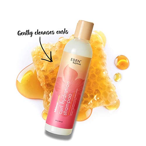 EDEN BodyWorks Hibiscus Honey Curl Nemlendirici Şampuan / 8 oz | Saçları Nazikçe Temizler, Nemlendirir, Besler ve Yumuşatır