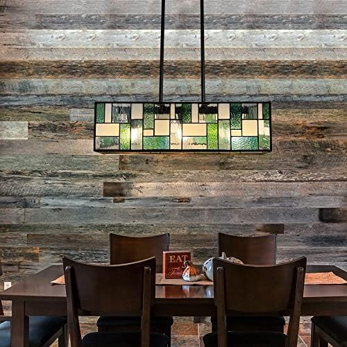 Cotoss Tiffany kolye aydınlatma armatürleri asılı yemek odası ışık 24 geniş vitray mutfak ada aydınlatma ev ve barlar için