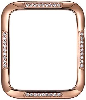 SKYB Pist Gül Altın Koruyucu mücevher kılıfı Apple Watch Serisi için 1, 2, 3, 4, 5, 6, SE Cihazları-40mm