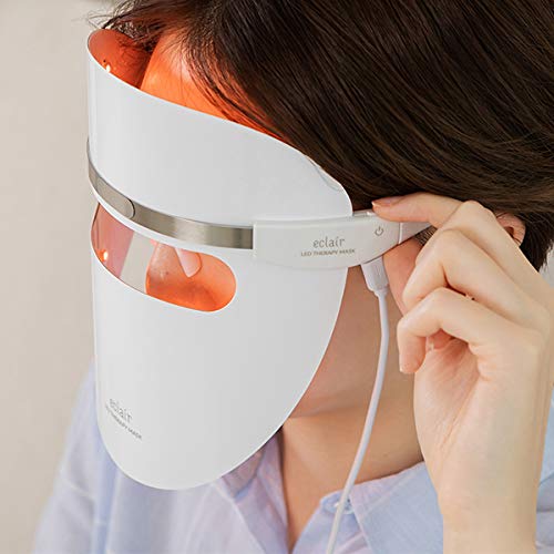 [ECLAİR] LED Terapi Maskesi, 67.5 g ultralight, 96 LED, evde 15 dakika ışık terapisi