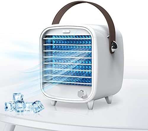 SmartDevil Taşınabilir klima Fanı, Küçük Taşınabilir Masaüstü Hava soğutucu Fan, USB Kişisel soğutma fanı ile gece ışık, Dahili