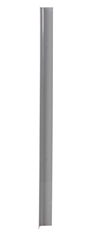 Vestil PVC-48R-GY PVC Plastik Köşe Koruması 90 Derece Yuvarlak Açılı, 3 Uzunluk x 48 Yükseklik x 1/16 Kalın, Gri