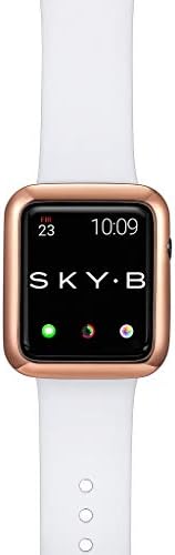 SKYB Minimalist Gül Altın Koruyucu Takı Çantası Apple Watch Serisi 1, 2, 3, 4, 5 Cihazlar için-38mm