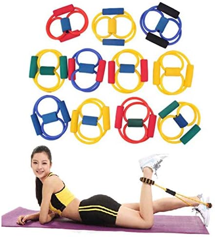 Qewmsg Direnç Eğitim Bantları Spor Elastico para Exercicios Yoga Pilates Ayak Bileği Kayışı Fitness Ekipmanları Aracı Tüp Egzersiz