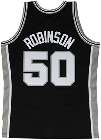 David Robinson San Antonio Spurs 1998-99 Erkek Siyah Swingman Forması
