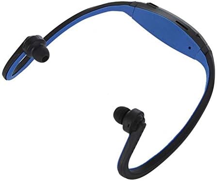 En iyi egzersiz boyun bandı kulaklık TF Mikro güvenli Sayısal Kart WMA Mavi