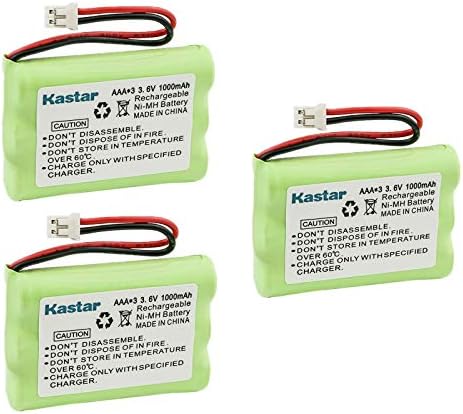 Kastar 3-Pack Ni-Mh Pil 3.6 V 1000 mAh Değiştirme için Yaz bebek Monitörü Pil 29030-10, 29600-10, SANİK 29030-10, yaz Bebek Geniş