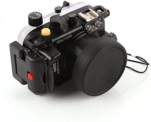 MEİKON 130ft 40 m Sualtı Su Geçirmez Kamera Konutlar Canon PowerShot G9 X 24-85mm Dslr Kamera Lens