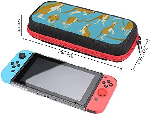 FunnyStar Kanguru Mavi Taşıma Çantası Koruyucu Kabuk Depolama Çanta Nintendo Anahtarı ile Uyumlu