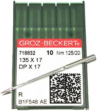 Genel 135x17 Yürüyüş Ayağı Endüstriyel Dikiş İğneleri Boyut 20 10 Paket Groz-Beckert