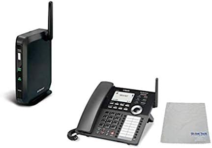 Vtech VSP600 ve VSP608 | DECT Tabanı, 6 SIP Hesabına Kadar | Kablosuz Ofis Masası Telefonu | Mikrofiber Temizlik Bezi ile / VTECH-VSP600-608-B