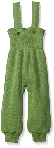 Dısana %100 Organik Merinos Yün Örme Trausers/pantolon Made in Germany (0-3 Ay, Yeşil)