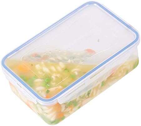 LocknLock Easy Essentials Gıda Kapakları (Flip-Top) / Kiler Depolama, BPA İçermez, Üst-50,7 Bardak-Pirinç için, Şeffaf
