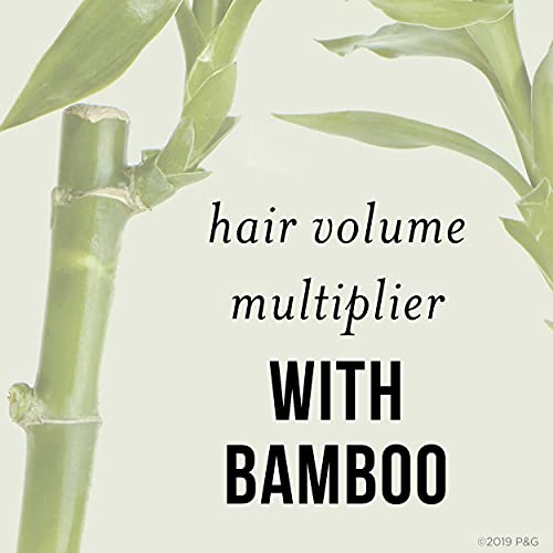 Bambulu Pantene Hacim Arttırıcı Şampuan, İnce Saçlar için Besin Karışımları Saç Hacim Çarpanı, 9.6 Fl Oz, 4'lü Paket