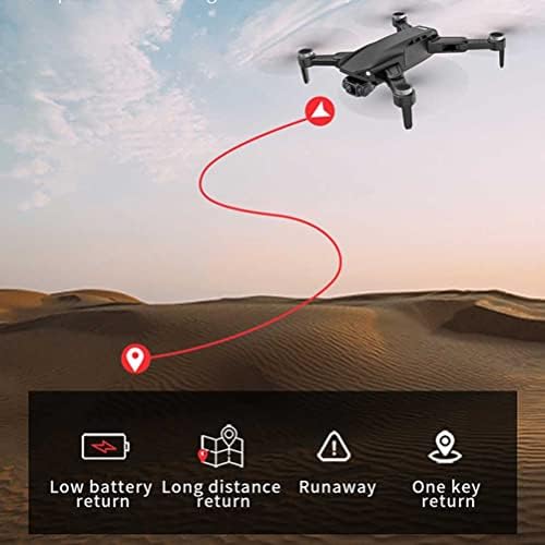 Yetişkinler için 4K ESC Kameralı HGYYIO Drone, 5G WiFi FPV Video İletimi, Fırçasız Motorlu Quadcopter, Görsel Engellerden Kaçınma,