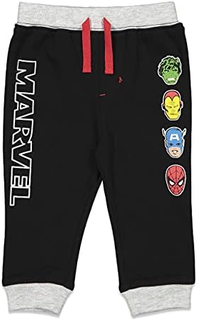 Marvel Avengers Bebek Erkek 2 Paket koşucu pantolonu İpli