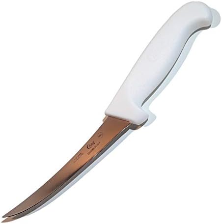 Seçim 6 inç Kavisli kemiksi saplı Mutfak Bıçağı-Restoran Kalitesinde kemiksi saplı Bıçak-Esnek Kesme Bıçağı-Keskin Paslanmaz