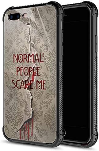 CARLOCA iPhone 8 Kılıf iPhone SE 2020 Kılıf, Amerikan Korku Hikayesi iPhone 7 Kılıfları Kız Erkek, grafik Tasarım Darbeye Anti-Scratch