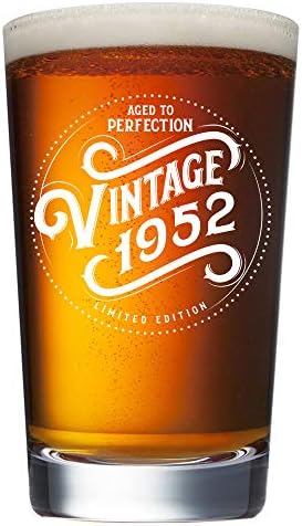 erkekler Kadınlar için 65. Doğum Günü Hediyeleri - 1957 Vintage 16 oz Bira Bardağı - 65 Yaşındaki Hediyeler-Komik Gag 65. Doğum