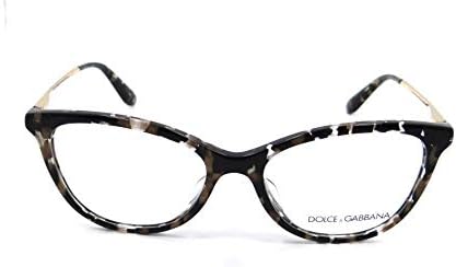 Dolce & Gabbana Dolce & Gabanna DG3258F 911 54 Küp Siyah / altın Kadın Kelebek Gözlük-Siyah