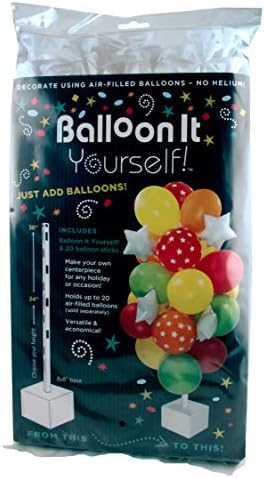 Kendin Balonla! Balon Standı Dekorasyonu-Ücretsiz Çift Etkili Hava Pompalı 2 Paket (5.00 $ Değer)