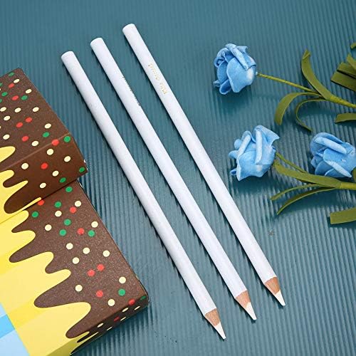 3 Adet Beyaz Kömür Kalem, profesyonel Eskiz Vurgulamak Kalem Toksik Olmayan Çizim Kalemler Araçları için Güzel Sanatlar Malzemeleri