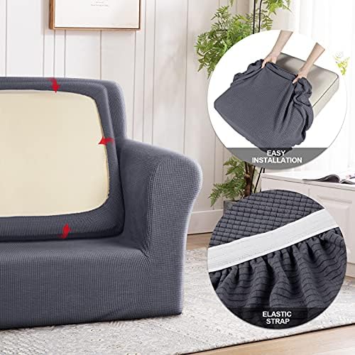 TAOCOCO Yastık kanepe kılıfı için 1 Koltuk Sandalye Loveseat Tezgah Kanepe Slipcover Mobilya Koruyucu Yumuşak Yedek Spandex Streç