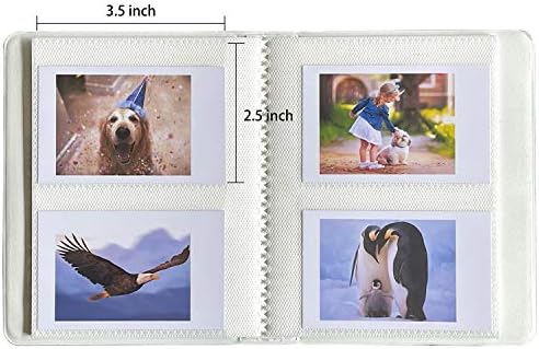 SenVady 200 Cepler Fujifilm Instax Mini 11 7 s için 3 inç Mini Fotoğraf Albümü 8 8+ 9 25 20 50 s 70 90 Polaroid Yapış LiPlay